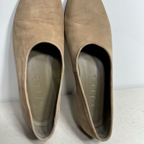 J. Jill Loafers Flats Shoes Womens Size 8,5 Brown Leather Slip On - Picture 6 of 8